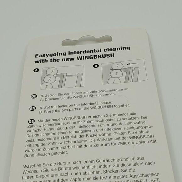 Wingbrush Interdental Brush with ISO 0 XS Refills KICKSTARTER Teeth Flosser New - Picture 8 of 10